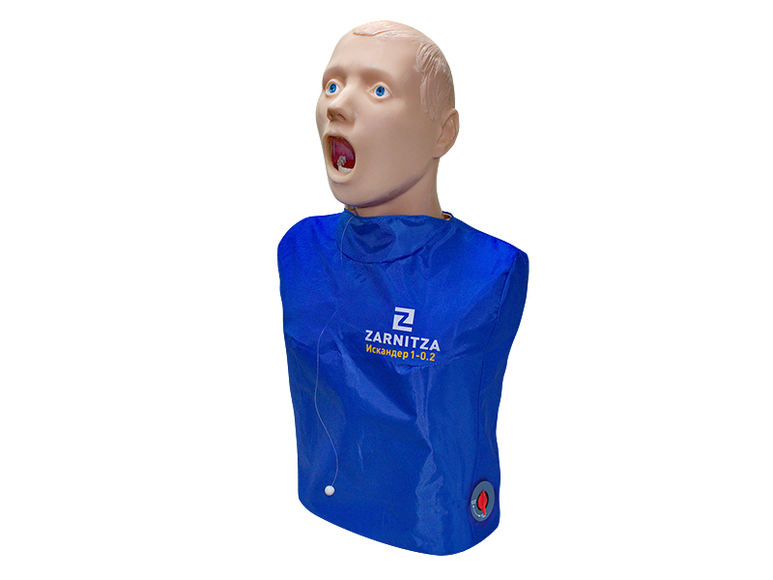 Тренажер-манекен пострадавшего "Алексей-01" для отработки приемов восстановления проходимости дыхате